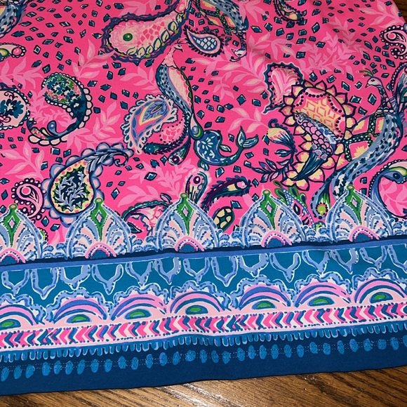 Lilly Pulitzer Sophiletta Dress Plumeria Pink Strut Your Stuff size Large NWT - Picture 4 of 8